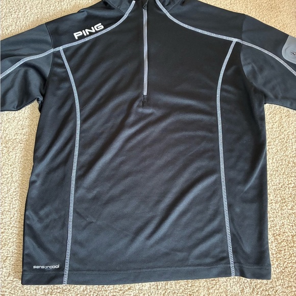 Ping Black 1/4 zip pullover long sleeve - Picture 10 of 15